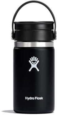 Coffe 12OZ WIDE MOUTH WHITH FLEX SIP LID