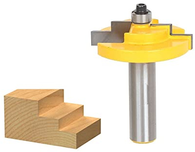 1PC 1/2 tige Cadre Photo Étagé Feuillure Moulage Routeur Peu C3 Carbure Pointe Bois Outil De Coupe Bois Routeur Bits