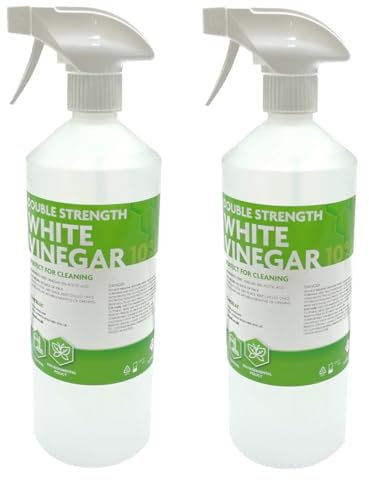 Hexeal Double Strength White Vinegar | 2L Spray | Grease remover and Surface cleaner