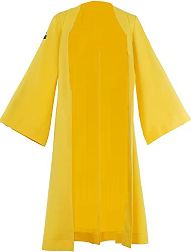 Poetic Walk Anime Womens Uniform Cloak Cosplay Costume Halloween Yellow Jacket Coat (Small, Yellow)