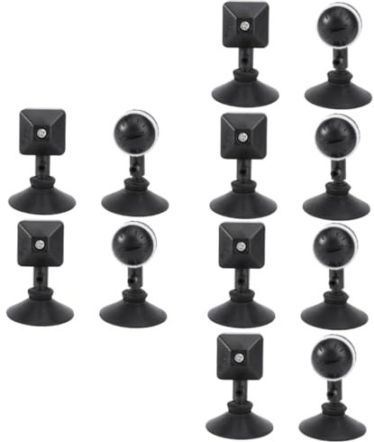 Yardwe 12pcs Air Stone Disc Bubble Diffuser Fish Tank Oxygen Stone Suction Cups Aquarium Air Diffuser Fine Bubbles