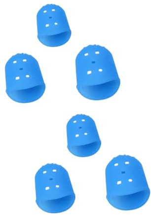 HOODANCOS 18 Stk Fingerschutz Aus Silikon Fingerspitzenschutz Finger Ärmel Fingerabdeckungen Fingerspitzengriffe Daumenschutz Fingerschutz Zum Schneiden Von Lebensmitteln Blue