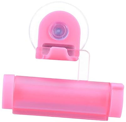 Healvian Reusable Rolling Toothpaste Squeezer for Home Bathroom Wall Mounted Sucker Holder Made for Sensitive Toothpaste