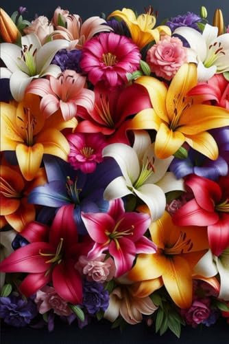 Lilies Bouquet Journal