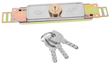 DOITOOL Serratura per Porte Esterne in Ferro Resistente con Blocco Antifurto per Lucchetto Sicurezza Affidabile per Cancelli e Capannoni Design Moderno e Facile da Usare