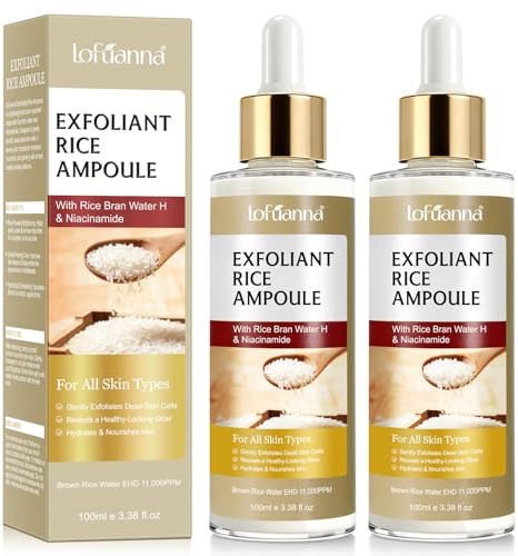 Vit ris, mild peeling för ansikte och kropp, hjälper till att ta bort pormaskar och död hud, peeling och fuktförsörjning, porvård, White Rice Glow (200 ml)