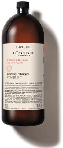 L'OCCITANE - Recharge Shampoing Réparation Intense - 500 ml - Cheveux secs et abîmés - Fabriqué en France