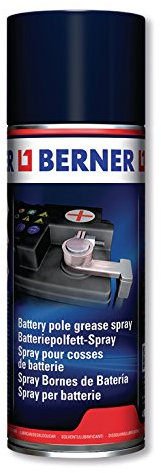 Berner Batteriepolfett Spray Pflege & Schutz vor Korrosion + Oxidation 400 ml