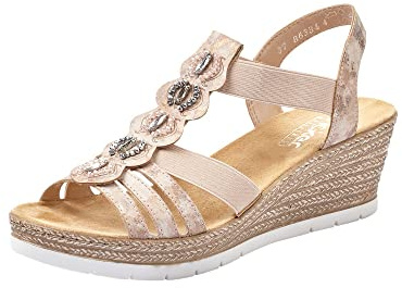Rieker 619b2-31 damsandaler, ROSA, 40 EU