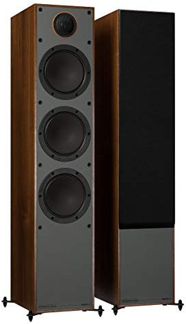 Monitor 300 3GB Altoparlanti da Pavimento, Noce