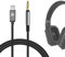 GEEKRIA QuickFit USB-C Digital zu Audio Kabel Kompatibel mit MG20, V-MODA Crossfade 2, M-80, Crossfade LP, LP2 Kopfhörer, Type-C Ersatz-Stereokabel für Pixel 6/5/4a, S20+, Note 10/20 (1.2m)