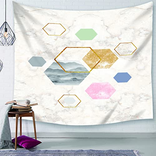 Papel Tapiz Tapiz 3D Grande Habitacion Beige Piedra Textura Arte Geométrico Octágono Tapiz Universo Papel Tapiz Paredes Juvenil Para La Decoración De La Sala De Estar Del Dormitorio 37x29 Inches