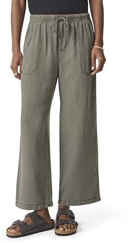 Splendid Women's Angie Crop Wide Leg Pants, Soft Vob, XL