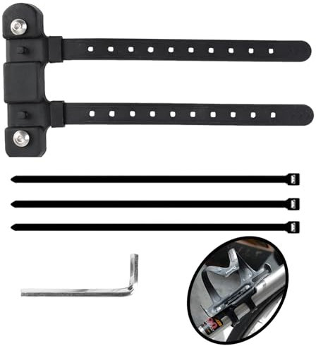 Numlot Base de Montaje de Jaula de Botella de Bicicleta, Soporte de Montaje Sin Perforaciones, Base de Montaje de Botella, Accesorios de Ciclismo con Correas Antideslizantes