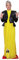 STAR CUTOUTS Ltd CS795 Pink Pop Rock Star Cardboard Standee Perfect for Parties, Gifting and Events 5ft 6in 170cm Tall with Free Table top Cutout, Solid, Multicolour, Regular
