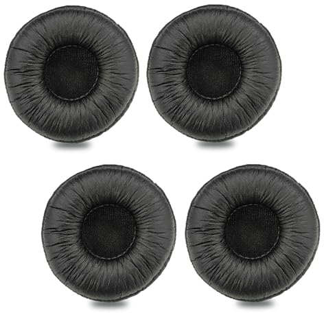 Ear Cushions for Plantronics Headset 50mm Replacement Ear Pads Covers Earpads Compatible with Plantronics Blackwire 3210 3220 3320 C3225 HW261N HW510 Jabra PRO 920 930 9450 Biz 2300 2400 (4 Pack)