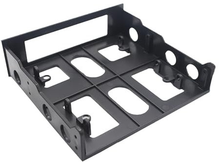 Asukohu Hard Disk Drive Bracket 3.5 To 5.25 Floppy Drive Bay Computer Mounting Bracket Internal Hard Disk Drive Bay Bracket Hard Drive Mounting Frame