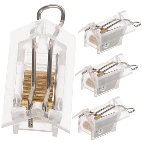 POPETPOP Venetian Blind Cord Set 4pcs Cord Lock Mechanism Window Blind Parts Accessories for Home Window Treatment