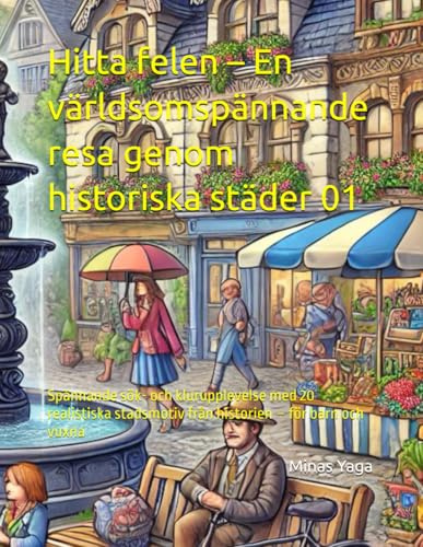 Hitta felen – En världsomspännande resa genom historiska städer 01: Spännande sök- och klurupplevelse med 20 realistiska stadsmotiv från historien – för barn och vuxna
