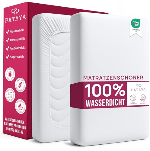 PATAYA Protège Matelas 140 x 190/200 cm Imperméable – Surmatelas Alèse