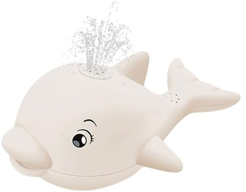 Jouet de bain avec pulvérisateur | Arroseur de baignoire pour bébés | Jeu sensoriel musical éclairé avec lumière pour voyage, intérieur, plage, eau et piscine