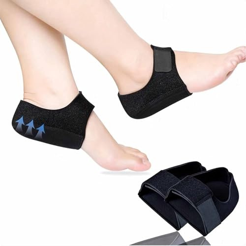 Somnr Plantar Fasciitis Heel Cup Protectors, Heel Cups for Pain Relief | Cracked Heel Support Cushion Inserts Pads for Heel Spur & Achilles Tendinitis Women Men (L:Women 9.5-13 / Men 8.5-14)