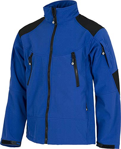Work Team Chaqueta Softshell combinada con Membrana Interior Transpirable y Aislante e Interior de Alta Capacidad termica. Hombre Azul L