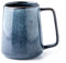 Large Ceramics Coffee Mugs，24 OZ/700ml Extra Large Cups, for Cappuccino, Latte, Hot Cocoa Or Hot Tea -Gift for Birthday/Christmas/Valentine's (24 oz Pure Blue)