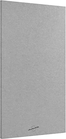 AudioSilk Akustikpanel, Stor, 116 x 58 cm, Mellangrå