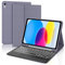 Occtingkind, Tastiera per iPad A16 2025 e iPad 10 Gen 2022, Custodia con Tastiera per iPad10.9/11, Cover Touchpad Magnetica Retroilluminata Bluetooth Keyboard iPad10, Italiano Layout, USB C, Viola