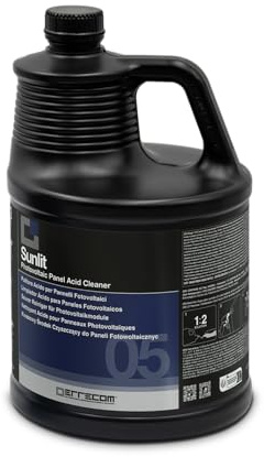 Errecom Sunlit, Acid Cleaner for Photovoltaic Panels, Concentrated Formula, 5 L