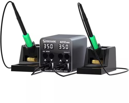 Stazione Saldatura Intelligente A210 Rilavorazione Doppia Doppia Base Per Apparecchiature Riparazione PCB Del Telefono Saldatura Riparazione Professionale Del Telefono