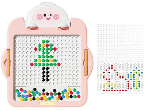 Wiederverwendbare Magnettafel für Kinder, Zeichenbrett mit Magnetstiften, Kindertafel mit Magneten, für , Mädchen, Geburtstagsgeschenke, Weihnachten, Neujahr, Vorschulgärten