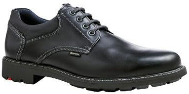 LLOYD Herren Schnürschuhe VANJA, Männer Businessschuhe,Low-tie,schnürschuhe,schnürer,Businessschuhe,Anzugschuhe,Budapester, SCHWARZ, 44.5 EU / 10 UK
