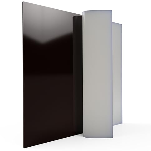 Acrylglas zuschnitt nach mass platte platten politur hpl platten 3mm Farben Glasklar und Größe Wählbar (Wenge)