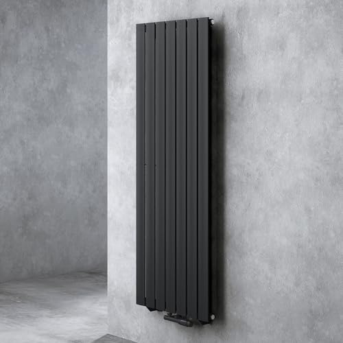 doporro Radiatore Verticale da Bagno 160x54cm, Radiatore a Pannello Termoarredo da Parete e Pavimento in Acciaio, Antracite