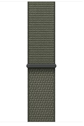 Apple Watch Band - Sportloop - 46 mm - skogsgrön - En storlek (passar de flesta)