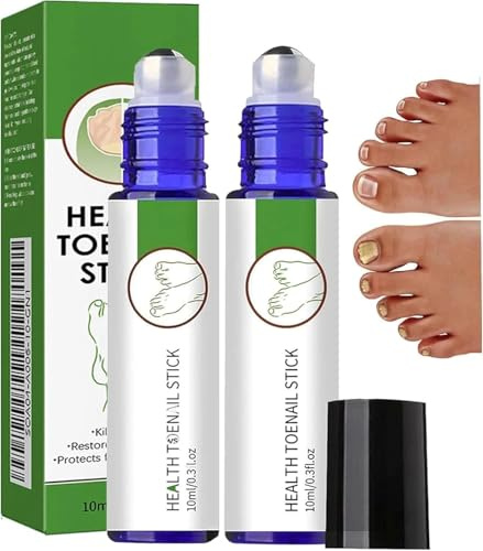 2pcs Roll On Nail Shield Stick, 10ml Nail Strengthener For Damaged Nails, Fungal With Deep, Natural Hardness Enhancer, Portable Design For Healthy Strong Nails (Care Roller)