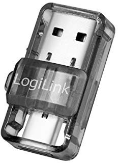 LogiLink BT0054 - Bluetooth 5.0 Adapter, USB 3.2, USB-A und USB-C, Transparent, Mini
