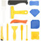 Sheryl&Rain 13 pezzi Spatole per Silicone Kit, Spatola Silicone Sigillante Professionale, Raschietto Silicone per calafataggio, Raschietto per Pulizia Piastrelle Cucina Bagno Pareti Pavimenti