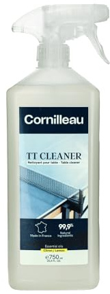 CORNILLEAU Reiniger für Tischtennisplatten - Indoor & Outdoor - TT Sprüreiniger - 99% natürliche Inhaltsstoffe - 750 ml