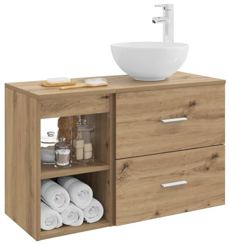 vidaXL Badrumsmöbelset 2 pcs Artisan-ek Konstruerat trä,