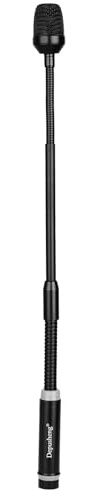 Depusheng Professional Dynamic DJ Microphone for Mixer Dedicated Disc Shouting Microphone KTV Bar Gooseneck DJ Mic