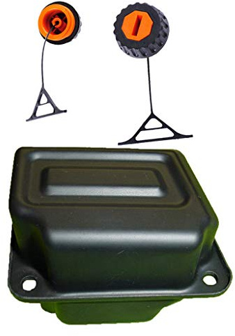 2 Stück Öl/Benzin Tankdeckel Öltankdeckel Benzintankdeckel Auspuff Schalldämpfer für Stihl 025 026 028 034 036 038 048