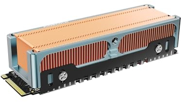 JEYI Q150 M.2 disipador de calor, aletas Cooper con marco de aluminio, disipadores de calor pasivos – Finscold Q150-1,7 mm