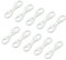 JNNJ 10 Piezas Automotriz Fusibles, Tira Fusible Plana Metal Para Coche, Fusible Plano Tira De Reemplazo, Tira Fusible Plana Para Coche Dc 32v Universal, Para Coches, Camiones, Vehículos Construcción
