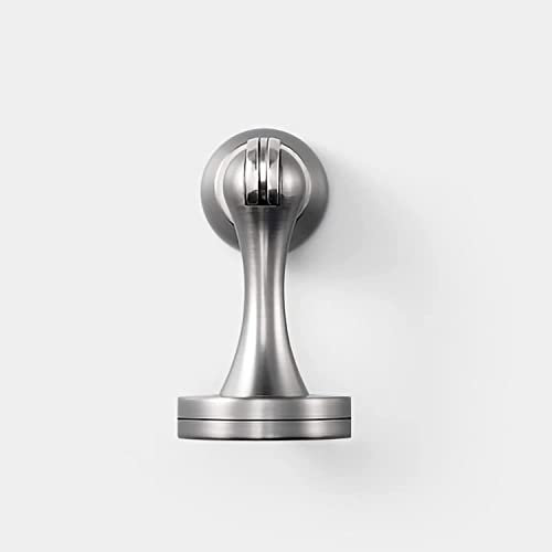 magnetischer Türstopper, Türfeststeller Wandmontierter Metall-Türverschluss, Schrauben for Wand- oder Bodenmontage-Türhalter, Tür offen halten, magnetischer Türverschluss (Farbe: Schwarz) (Farbe: Schw