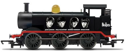 Hornby Steam Train - R30336 The Beatles 0-6-0 00 Gauge Locomotives for Train Set, Engine Models for Adults - 1:76 Scale Model Gift, Black