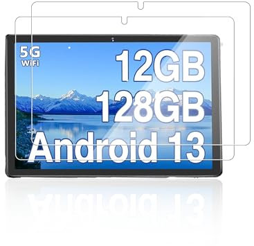Pellicola protettiva per tablet DQMAKZ Android 14 da 10, durezza 9H, antigraffio, anti-impronte, alta sensibilità, confezione da 2