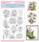 GLOBLELAND Tampons Transparents pour Bouquets de Fleurs pour la Fabrication de Carte Fleur Tulipes Marguerites Lys Tampons en Silicone Calla Lilies Magnolias Fleurs Sauvages Tampons pour Scrapbooking